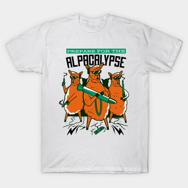 prepare for the ALPACALYPSE T-Shirt by XYDstore